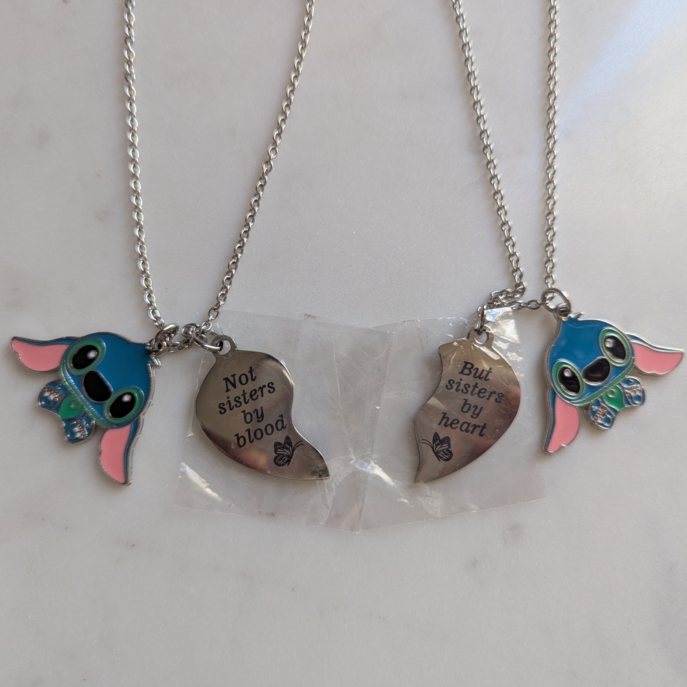 Stitch Friendship Necklace Set
